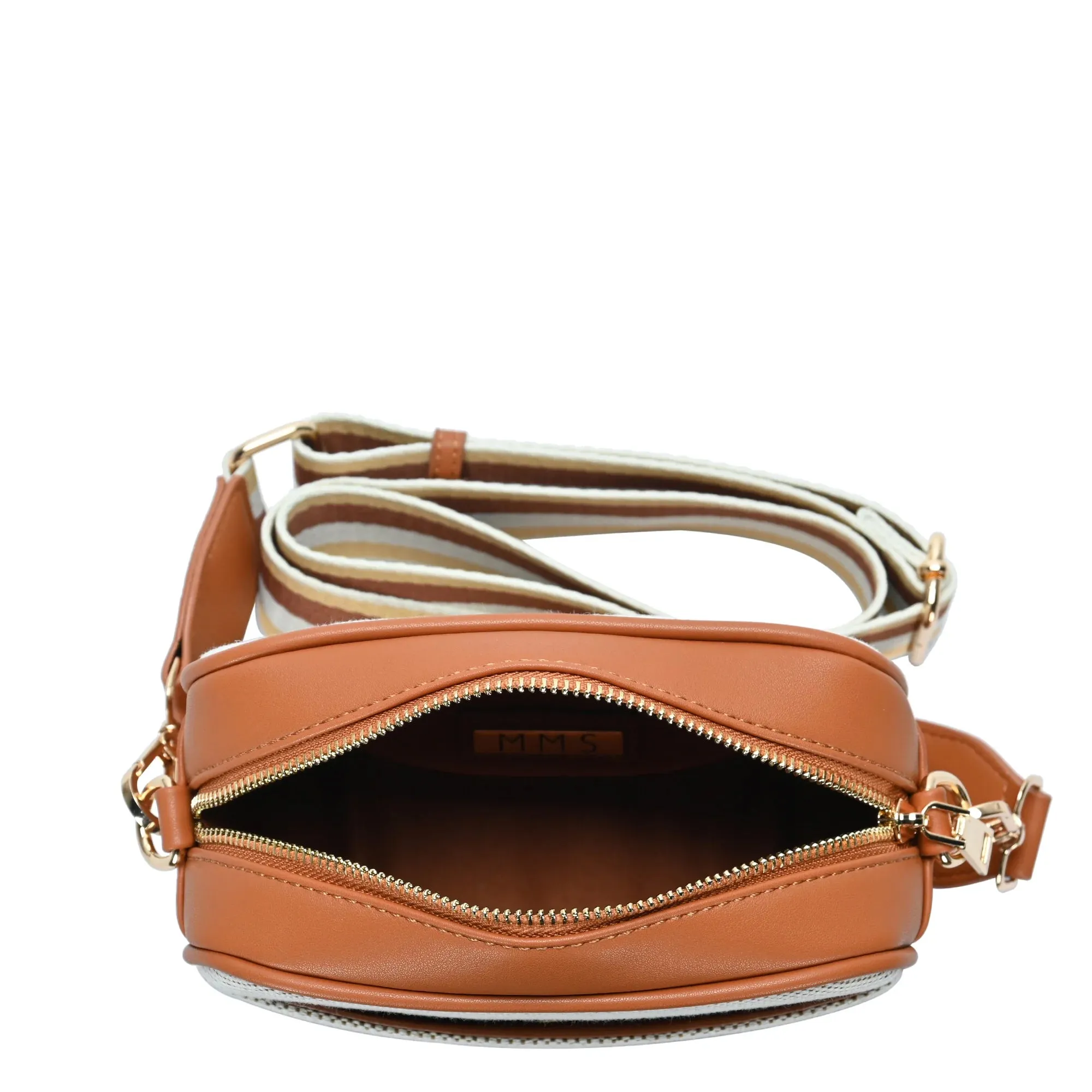 Serena Canvas Camera Bag - Tan