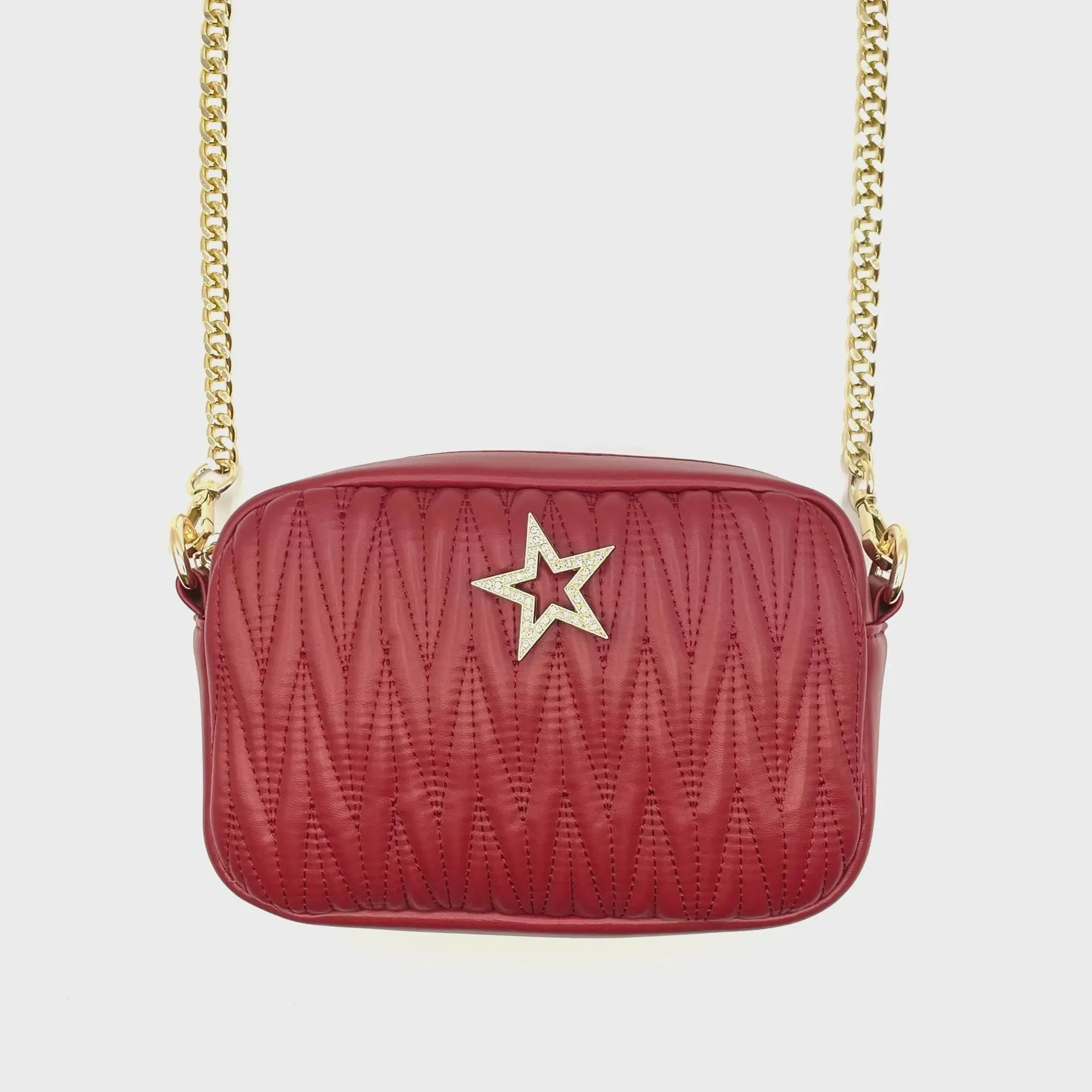 Sixton London Small Rivington Bag Burgundy