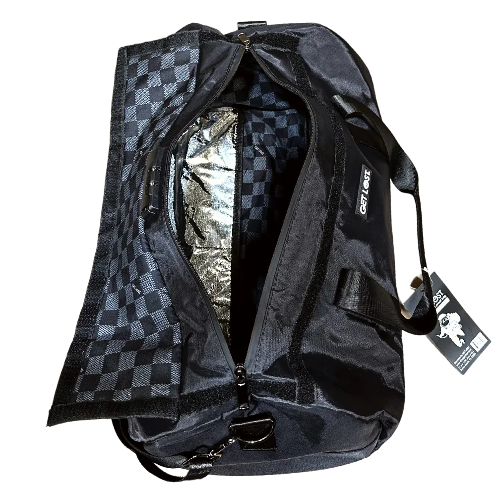 Smell-Proof Premium Duffle Bag by GET LOST - Black