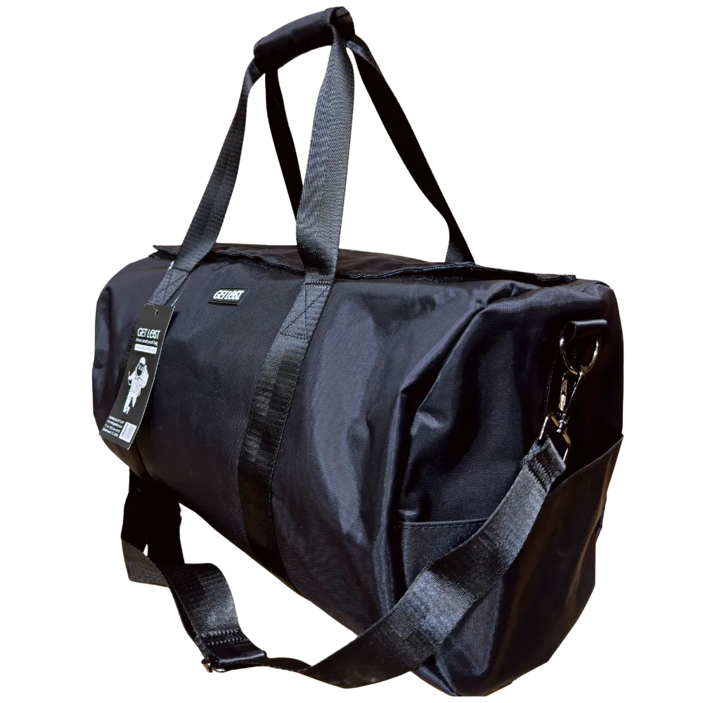 Smell-Proof Premium Duffle Bag by GET LOST - Black