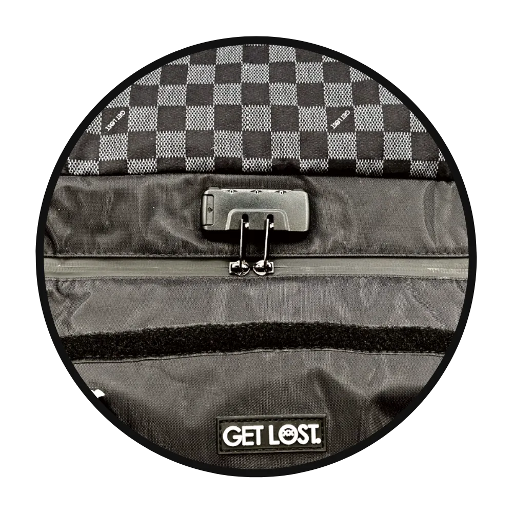 Smell-Proof Premium Duffle Bag by GET LOST - Black