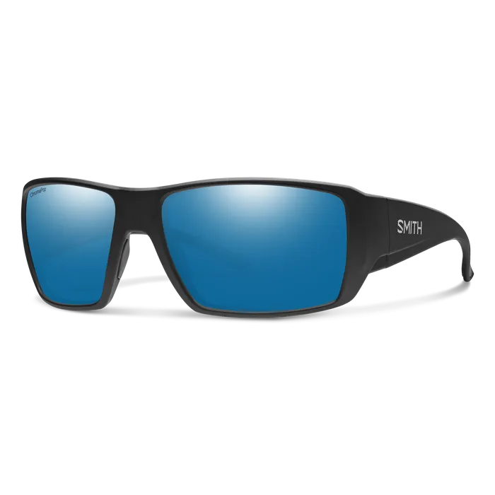 Smith Optics Guides Choice XL - Matte Black Chromapop Glass Polarized Blue Mirror