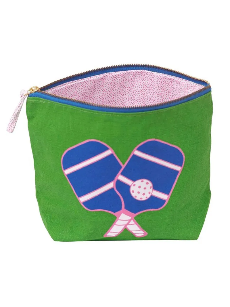 Sporty Pickleball Pouch - Green