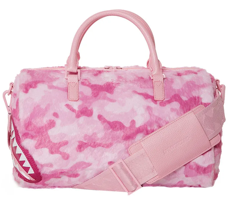 Sprayground Furrrocious In Pink Mini Duffle