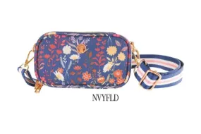 SS Camera Bag - Navy Flower