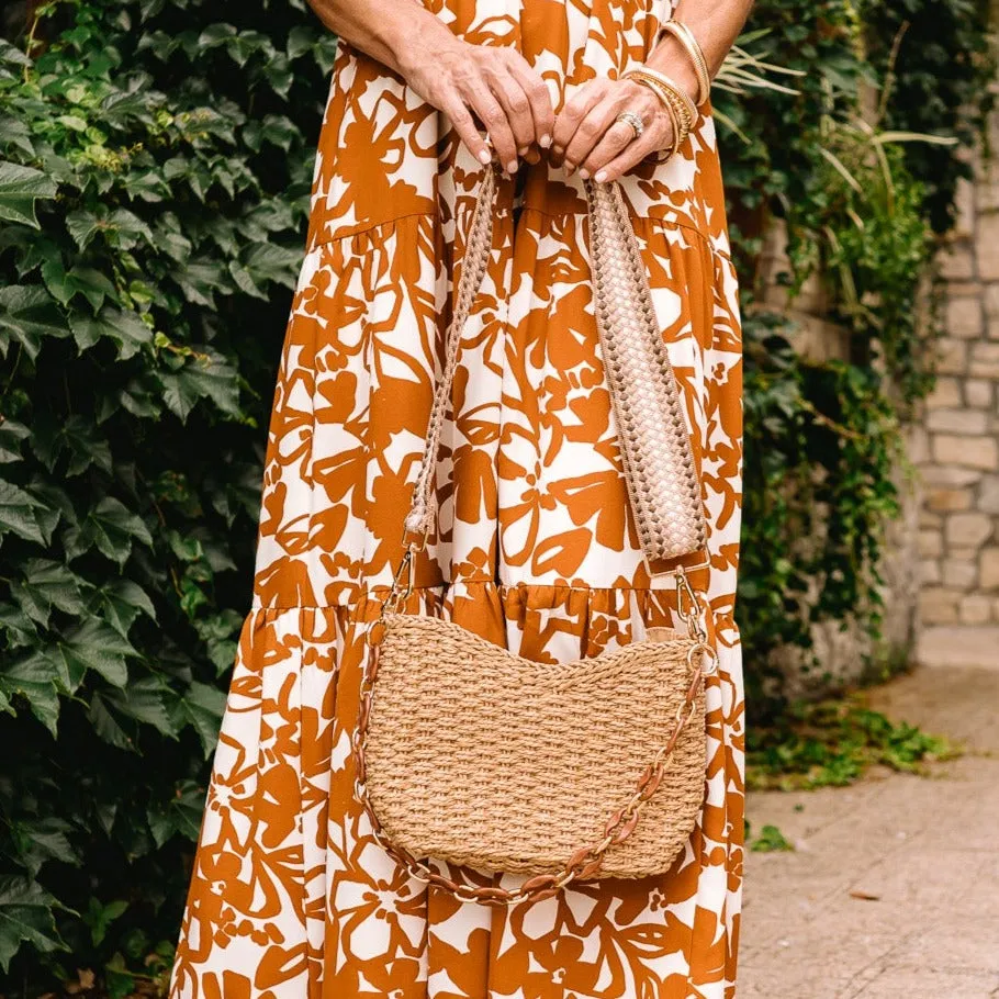 Staycation Straw Shoulder / Crossbody Bag