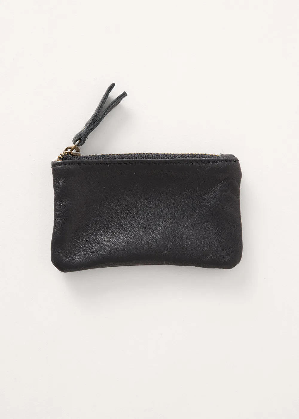 SUKI LEATHER PURSE - BLACK