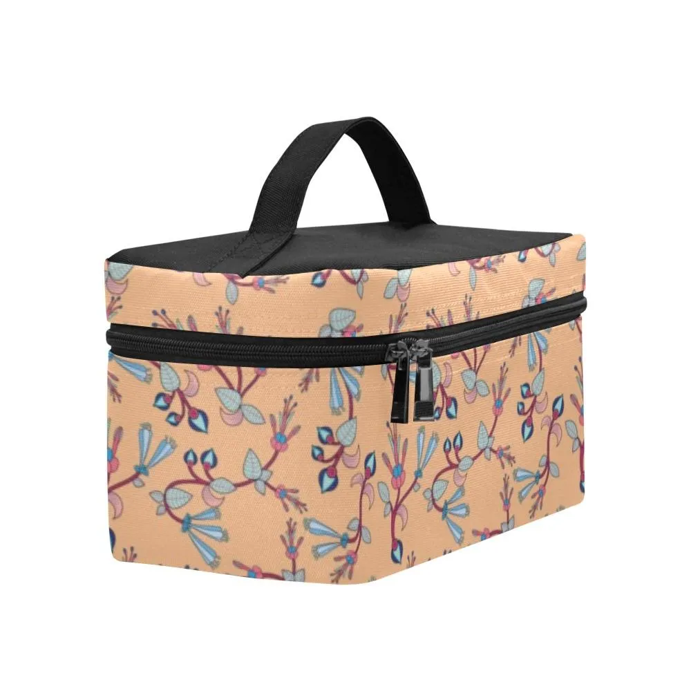 Swift Floral Peache Cosmetic Bag/Large