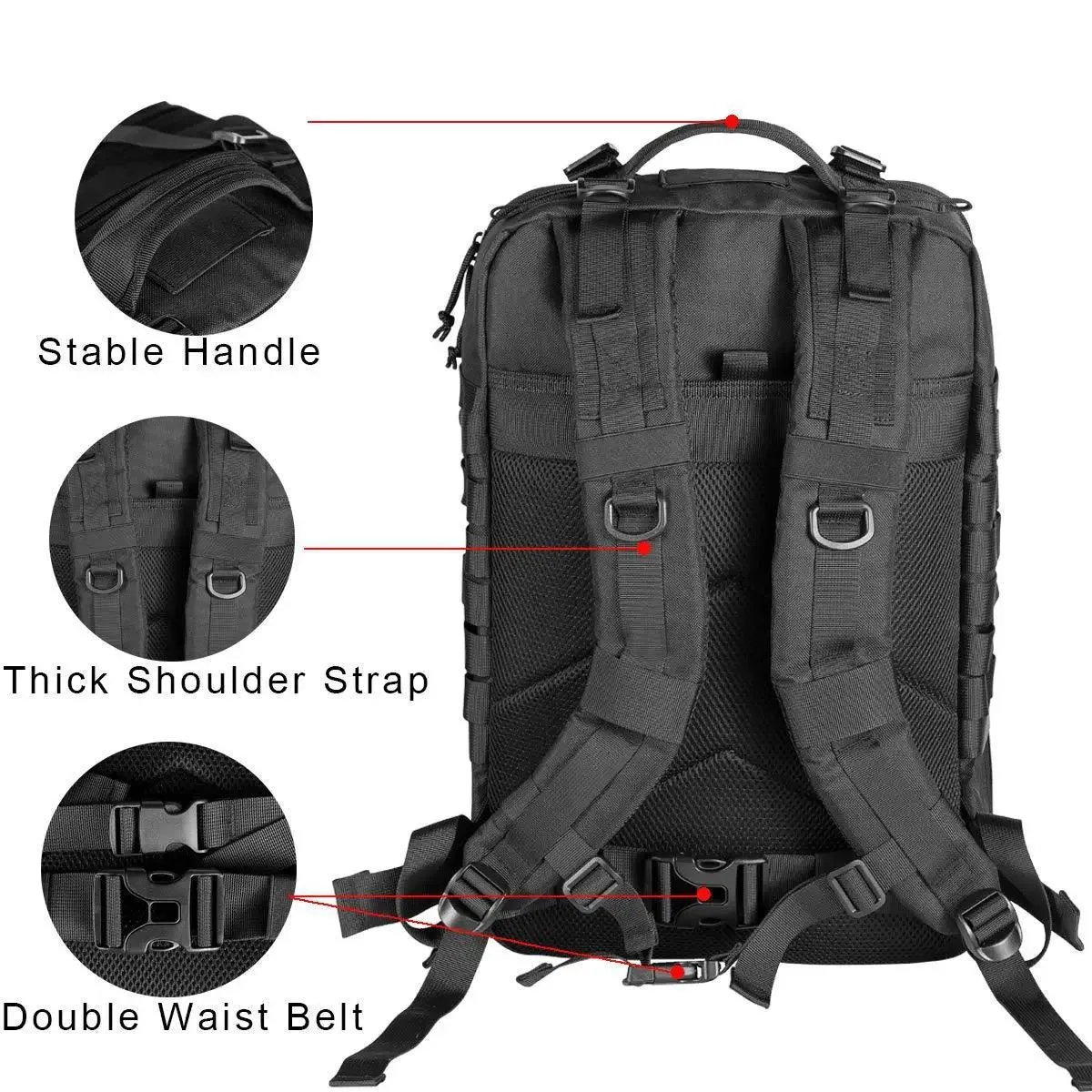 Tactical Cool Backpack CBSS47 Softback Outdoor Waterproof Hiking Travel Camping Bags