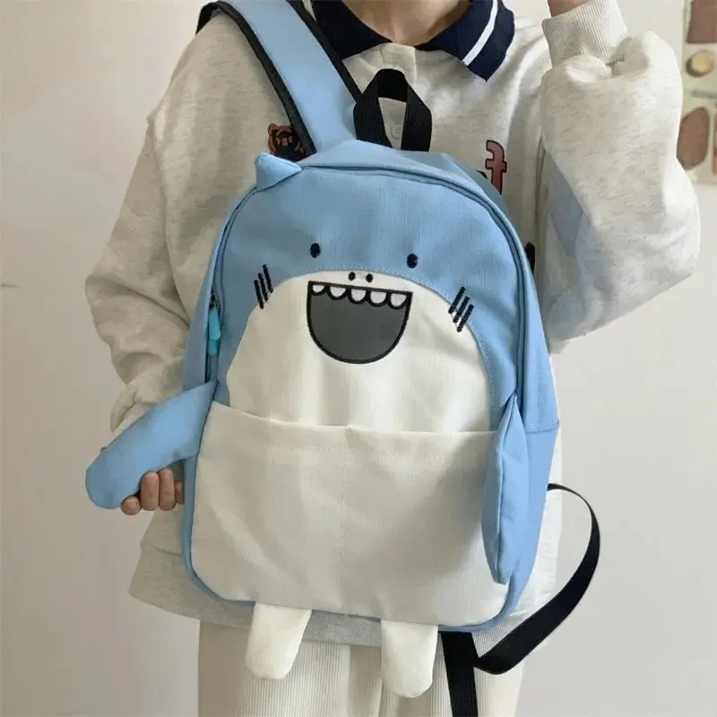 TAVIMART  -  Korean Y2k Aesthetic Cartoon Animal Cute Backpack All Match Teenager Student School Bag Outdoor Travel Hiking Camping Knapsack