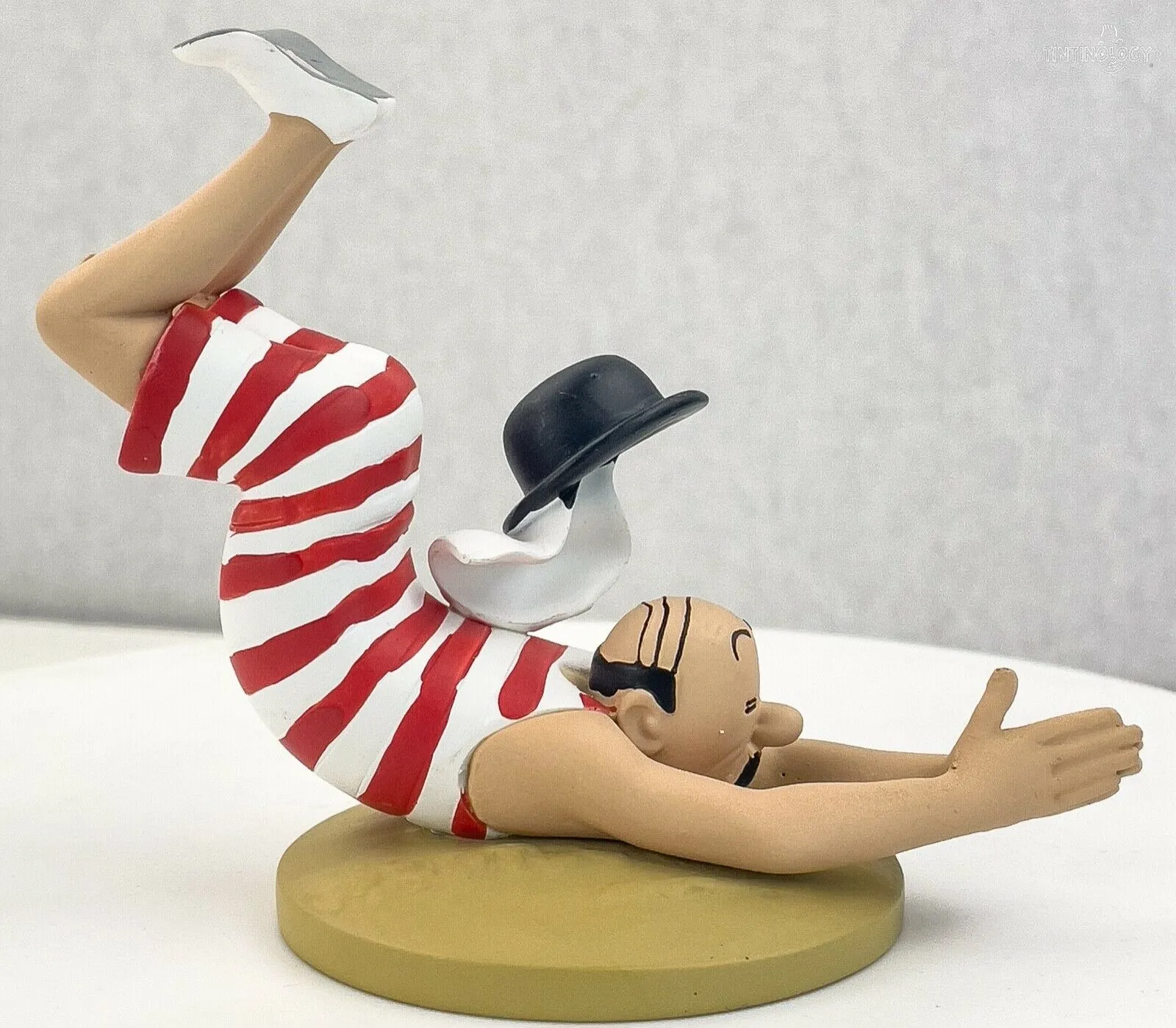 Tintin Figurine Officielle #55 Thomson Diving: Black Gold Herge Resin Figure