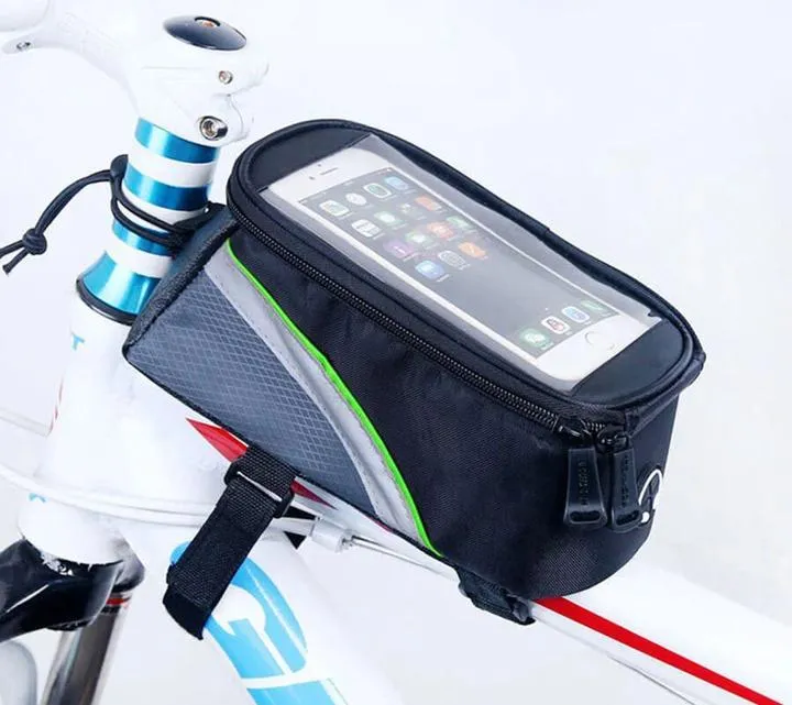 Touch screen bike bag