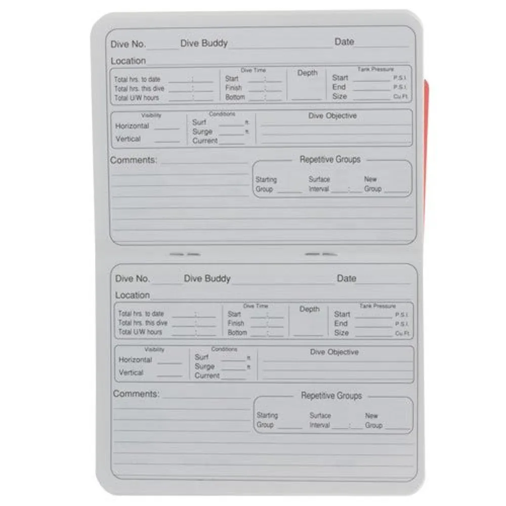 Trident Scuba Passport Logbook