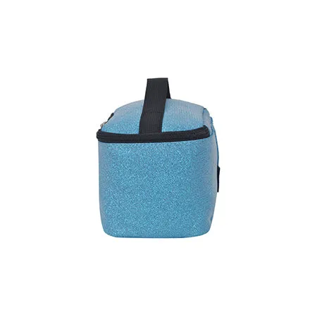 Turquoise Glitter NGIL Cosmetic Case