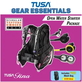 Tusa Tina Open Water Diving Analog 2 Starter Package Pink