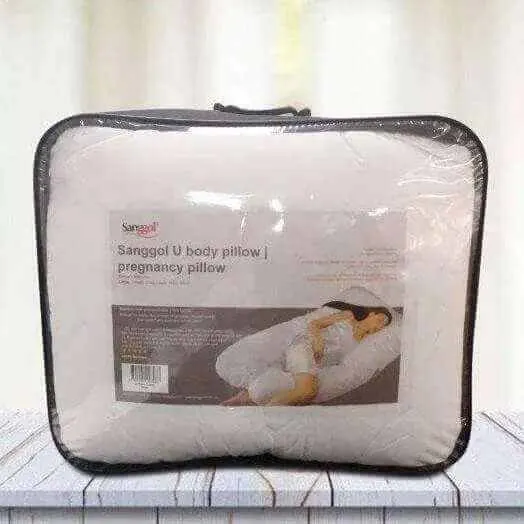 U Shaped Full Body Pillow with Carry Case