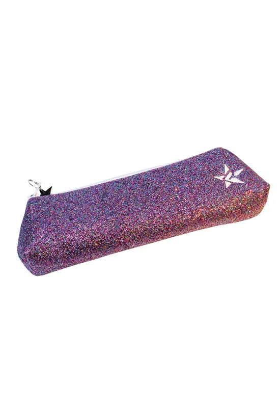 Unicorn Rebel Pencil/Makeup Bag with White Zipper