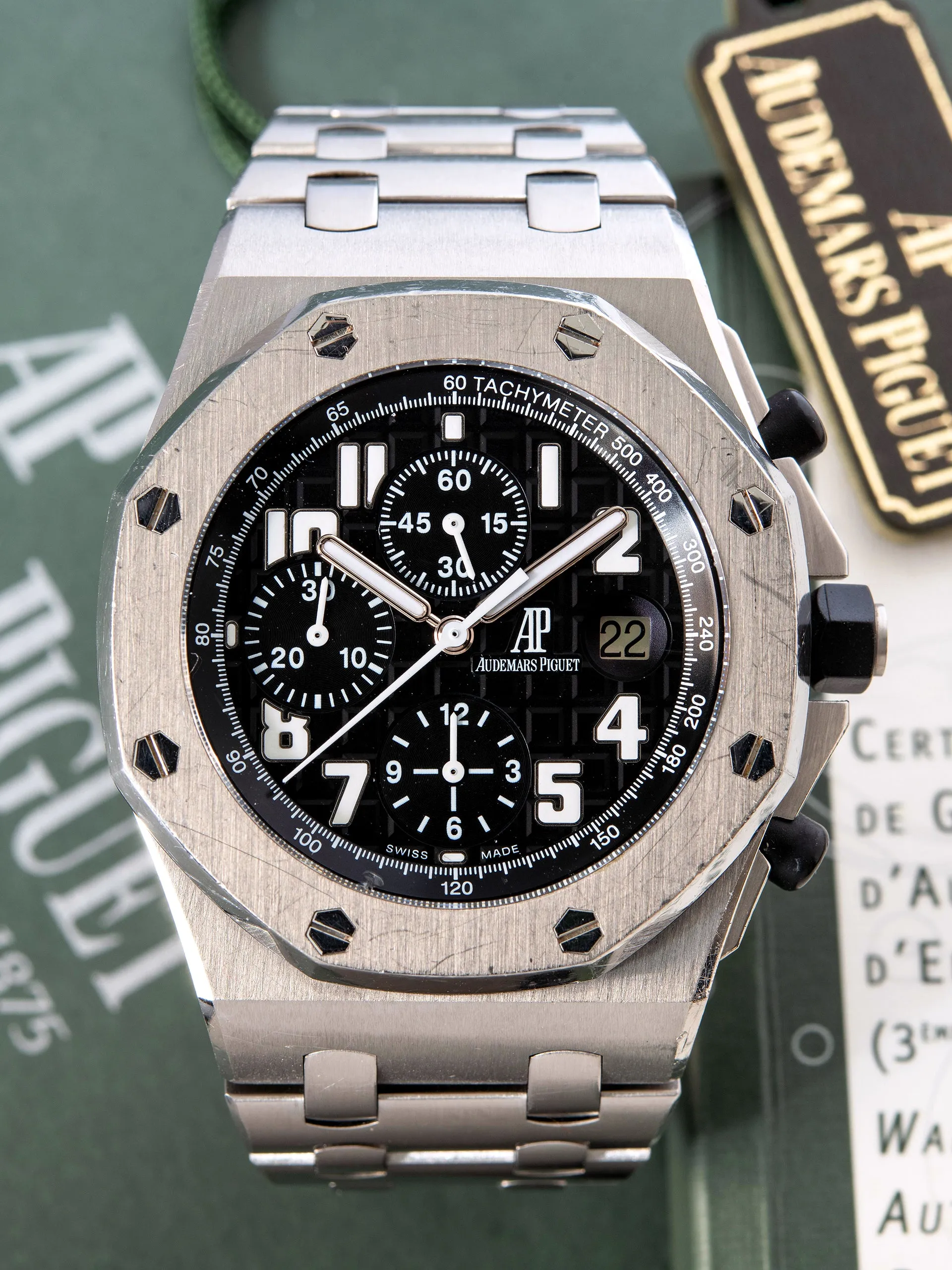 *Unpolished* 2010 Audemars Piguet Royal Offshore Chronograph (Ref. 26170ST) W/ Full Set