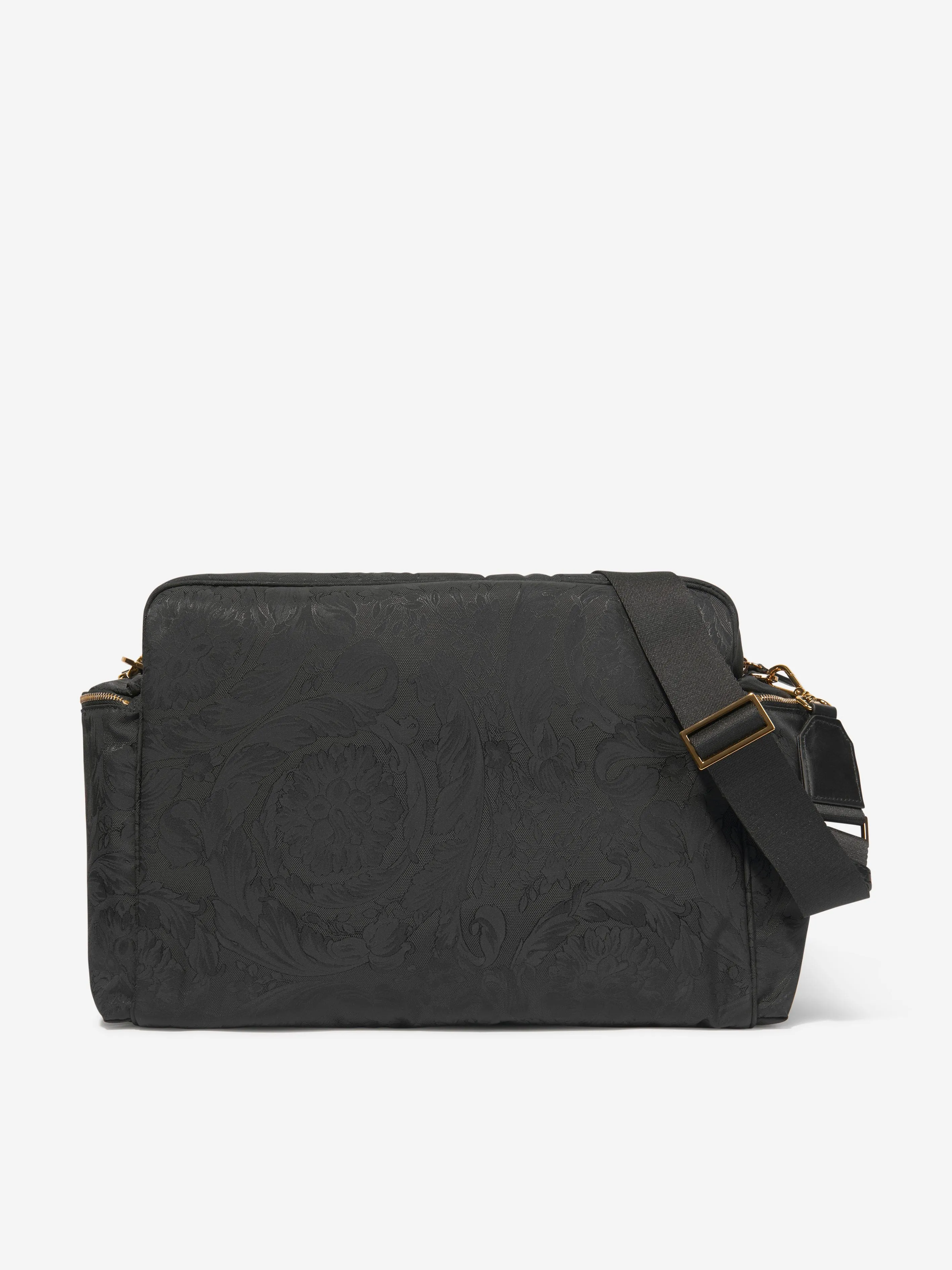 Versace Baby Logo Changing Bag in Black (40cm)