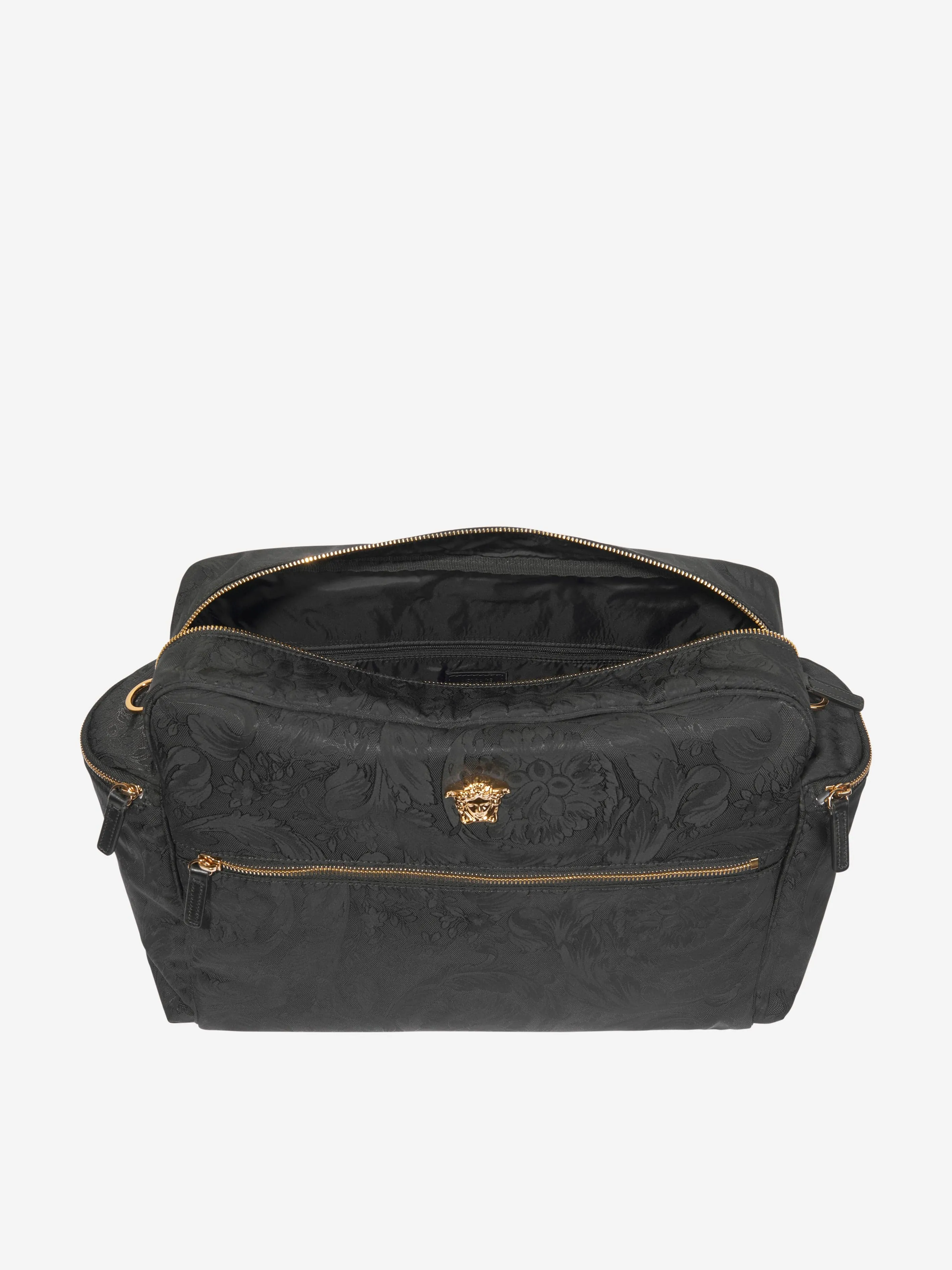 Versace Baby Logo Changing Bag in Black (40cm)