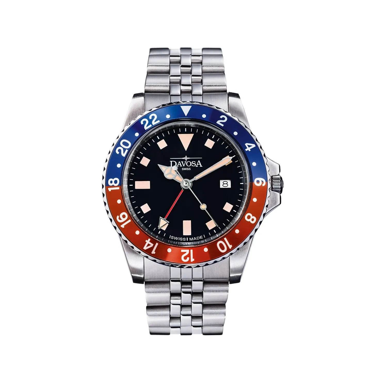 Vintage Quartz 100m Red Blue Unisex Diver Watch 16350090