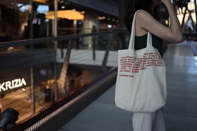 VM | Bag | Shopping Bag Cotton | SONGS of the Love