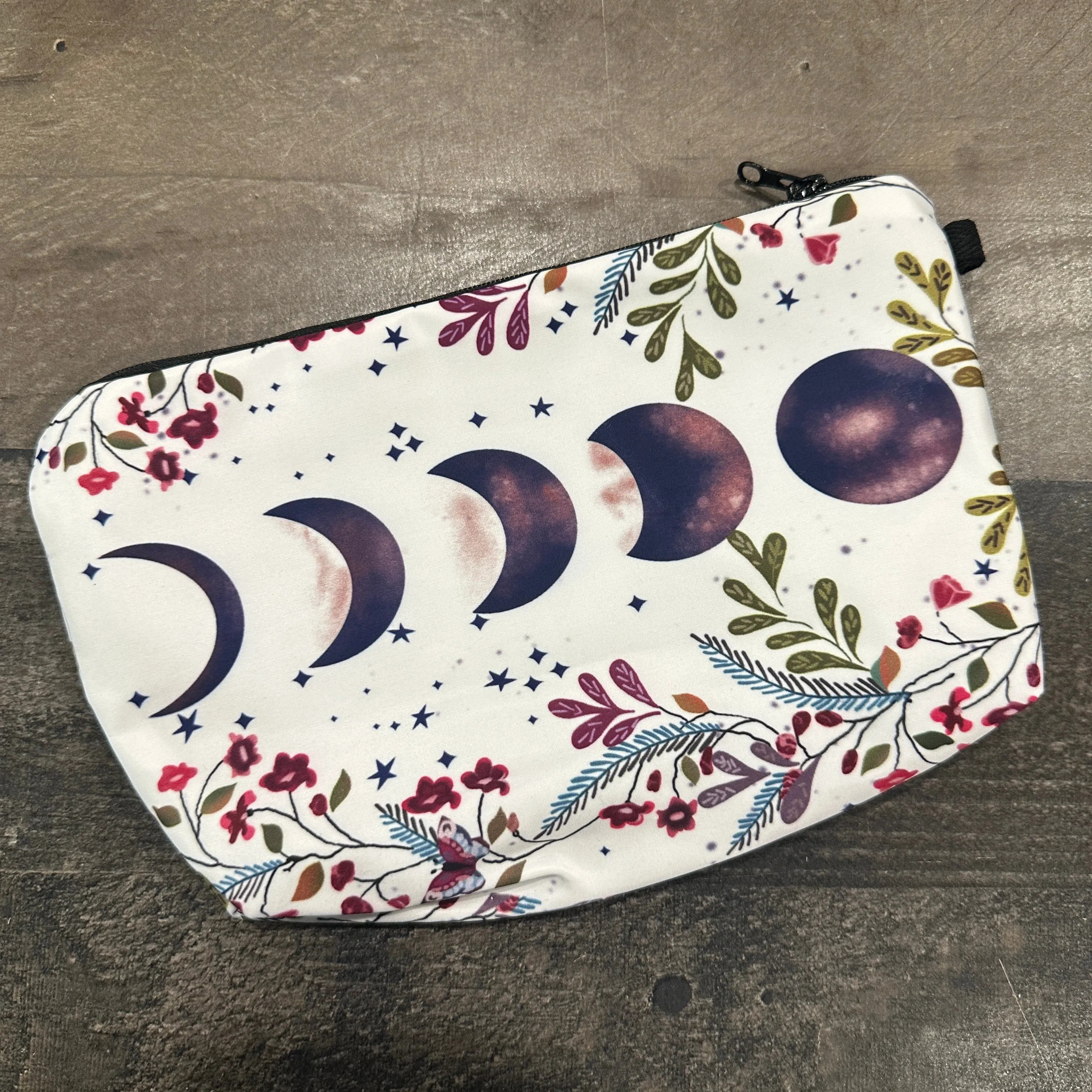 White Moon Phase Pouch