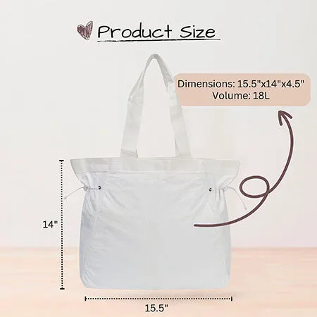 White NGIL Shopper Tote Bag