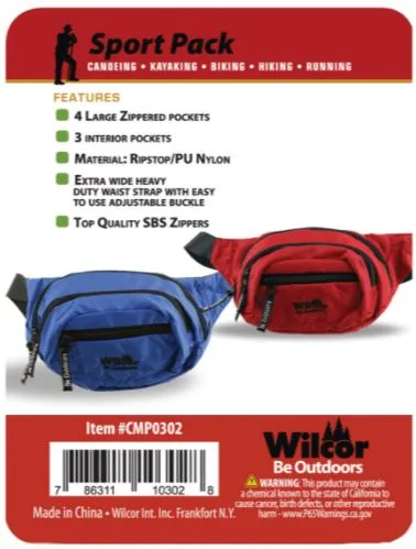 Wilcor - Shoulder or Waist Pack Asst