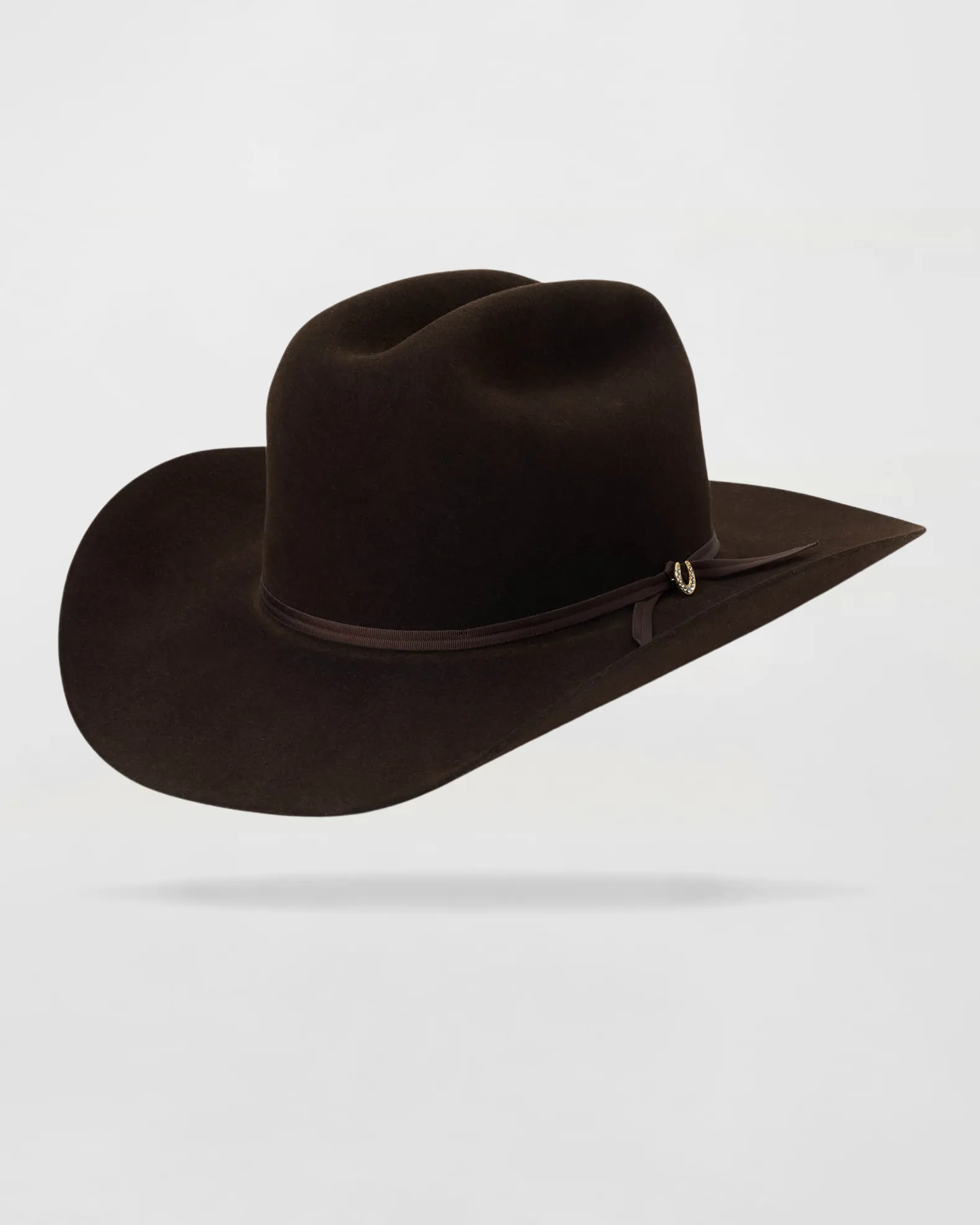 Wild West Collection Felt Outdoor Cowboy Hat in Chocolate