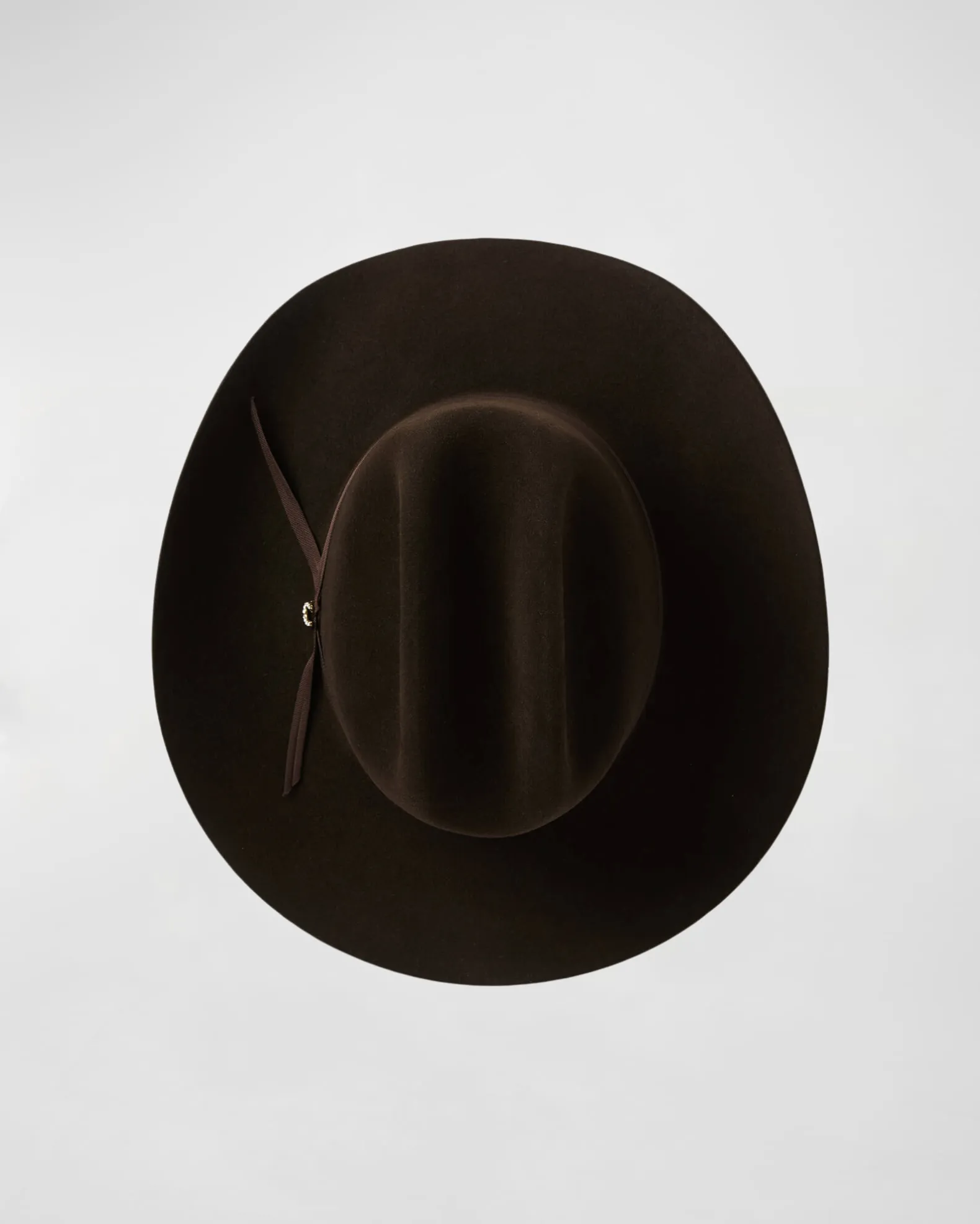 Wild West Collection Felt Outdoor Cowboy Hat in Chocolate