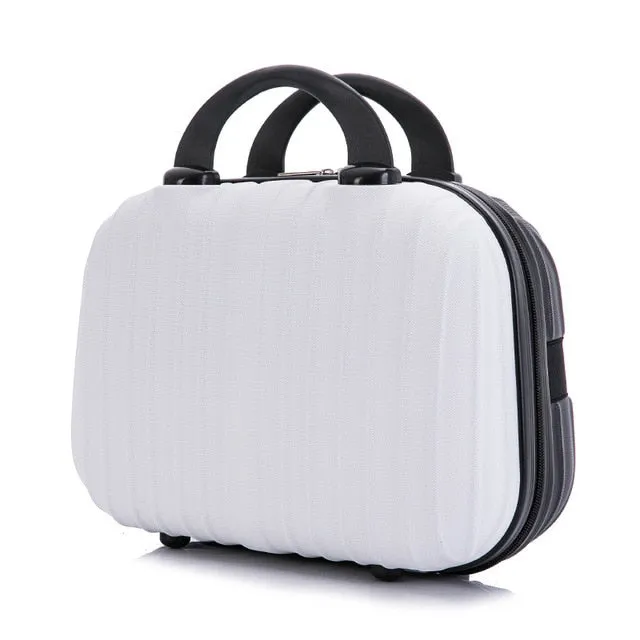 Women&#39;s Cosmetic Bag Portable Cosmetic Case Professional Cosmetology Makeup Organizer Travel Storage Box Suitcases Direct Delive