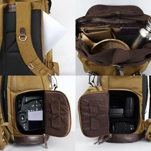 Zkin Raw Yeti Sand Copper DSLR Camera Backpack Bag